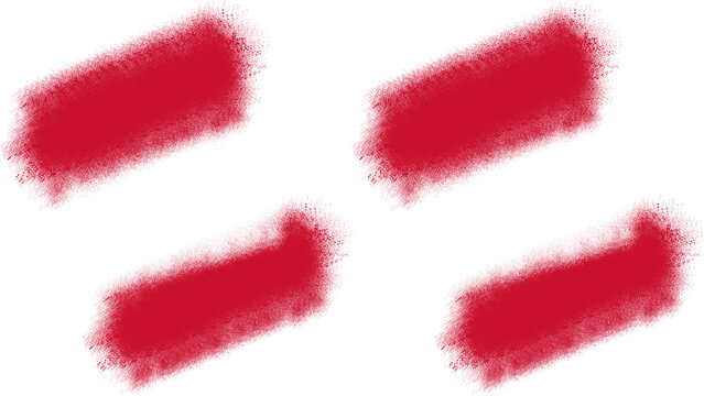 Peru Flag Corner Spray Paint Border PNG Transparent, Red White Airbrush Grunge Overlay Isolated