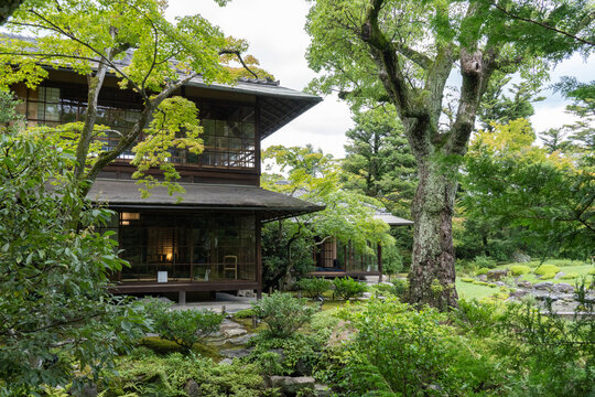 無鄰菴の母屋と庭園