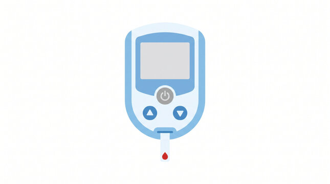 Glucometer Blood Sugar Meter Vector
