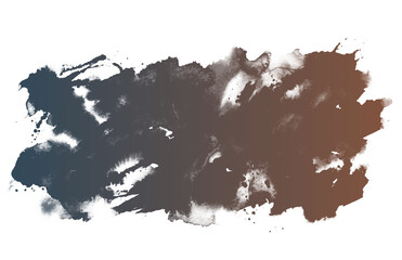 Obraz premium Abstract Black and Turquoise Watercolor Fluid Art Texture Isolated on White. Striking Azure Splash Background Design Ideal for Creative Web Banners, Digital Graphics, and Modern Artistic Projects