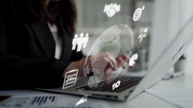 Global marketing and finance strategy, worldwide business expansion, international finance planning, cross-border marketing, and digital marketing tools for global business success. Muxer