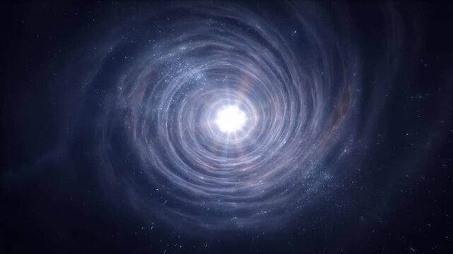 Swirl galaxy tunnel space star light vortex spiral universe cosmos glowing swirl galaxy tunnel deep space with bright star light center vortex spiral energy around mysterious universe spiral galaxy