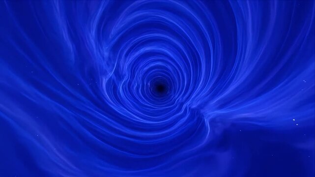 Blue vortex abstract tunnel space swirl background energy spiral galaxy universe glowing cosmic nebula deep hole dark night star fantasy dimension scene with fluid motion wave flow texture pattern