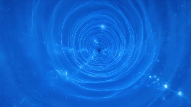 Blue tunnel abstract spiral vortex space galaxy light energy cosmic swirl background glow motion pattern wave fantasy deep circle portal universe sci fi star illusion texture dynamic mysterious