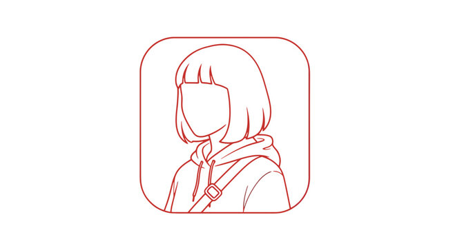Illustration of a faceless person icon.