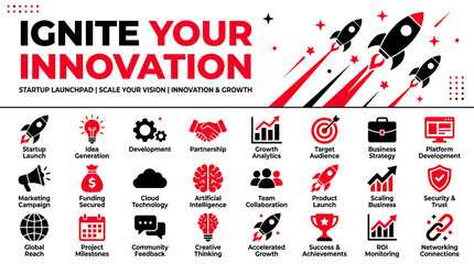 Startup Launchpad: Ignite Innovation, Growth, and Success with Rockets © Grid