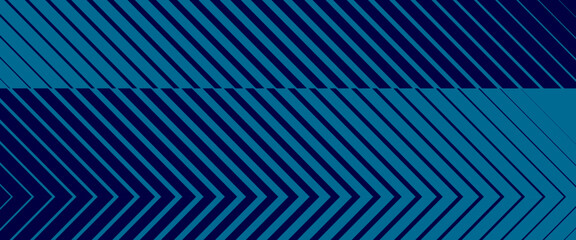Obraz premium Abstract dark blue diagonal stripes background, geometric optical illusion pattern with dynamic lines banner, tech techy corporate backdrop texture