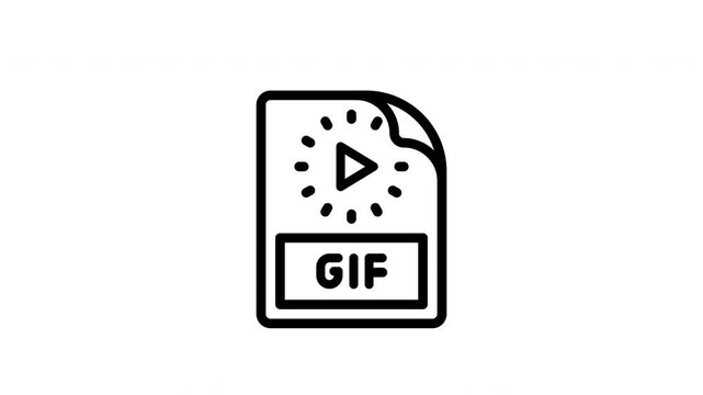 gif minimalist stroke animation