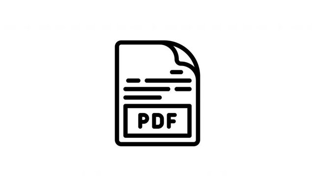 pdf minimalist stroke animation