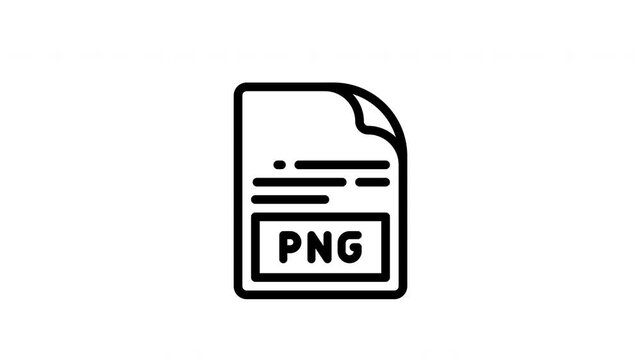 png minimalist stroke animation