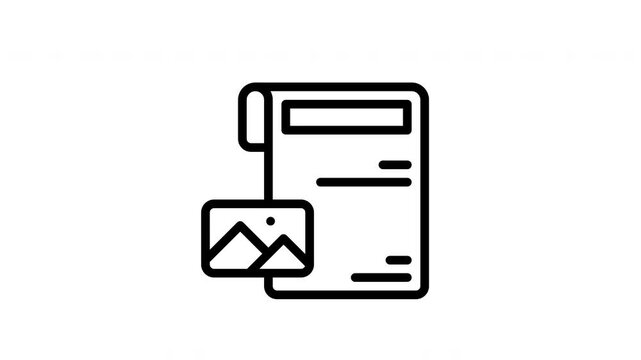 travel minimalist stroke animation