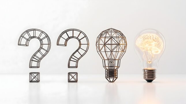 Artificial intelligence and creative problem solving concept.