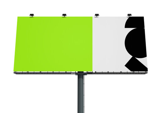 Large billboard png sticker, transparent background