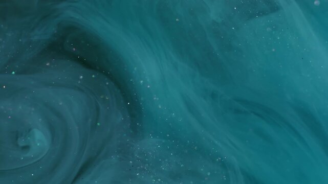 Haze wave defocused. Mist vortex. Shimmering blue smoke blending color abstract background. Ink pigment fluid floating vapor whirl texture.