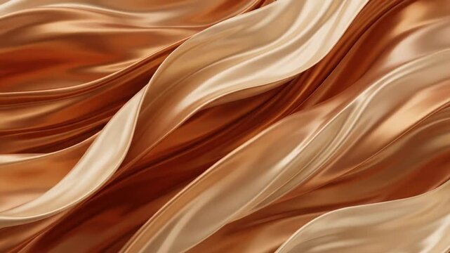 Premium golden liquid abstract loop with smooth satin motion for luxury branding, corporate presentations, websites, ESG communication, and commercial media.