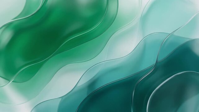 Elegant translucent liquid abstract loop with smooth flowing motion for ESG reports, corporate presentations, websites, branding, and premium motion graphics.
