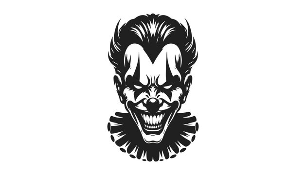 Imagine prompt scary clown portrait horror character head