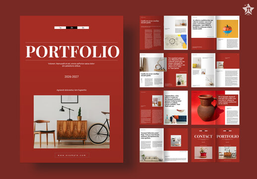 Portfolio Magazine Template