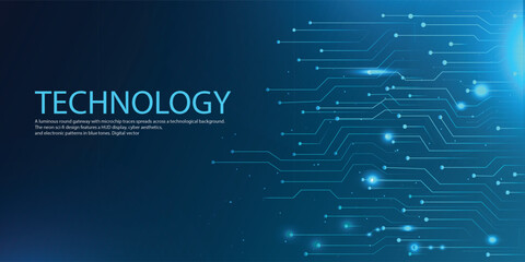 Digital Circuit Technology Background EPS 10 © MEDIA