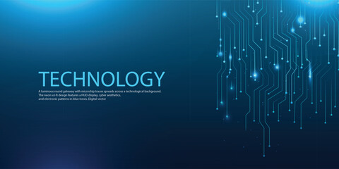Digital Circuit Technology Background EPS 10 © MEDIA