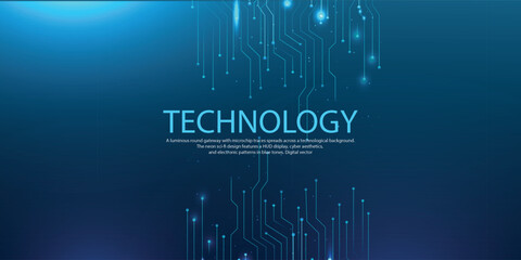 Digital Circuit Technology Background EPS 10 © MEDIA