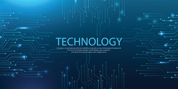 Digital Circuit Technology Background EPS 10