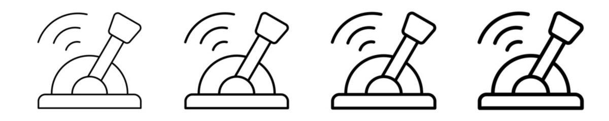 Machine Control  Icon Set Different Style Collection © Infinity Innovation