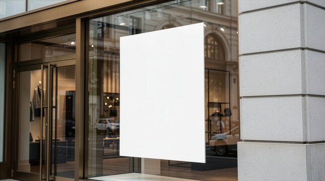 blank billboard on the street