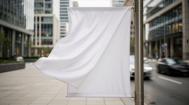 pole banner on streets