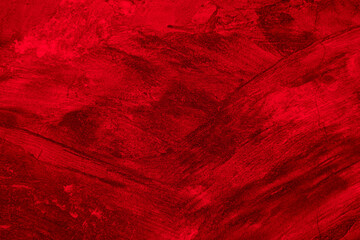 Fototapeta premium Old wall texture cement black red background abstract dark color design are light with white gradient background.
