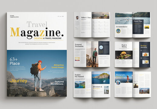 Travel Magazine Template