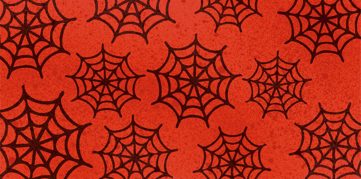 A scary spider webs design for your festive halloween project