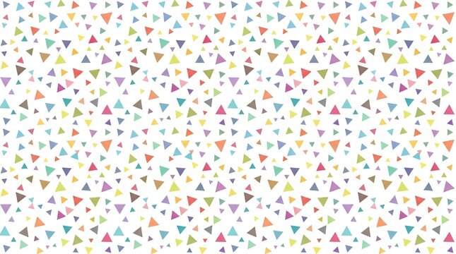 Colorful abstract watercolor triangle pattern background with watercolor