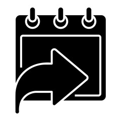 Fototapeta premium future Solid icon
