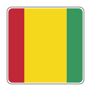 Guinea Country Flag Vector Design