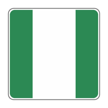 Nigeria Country Flag Vector Design