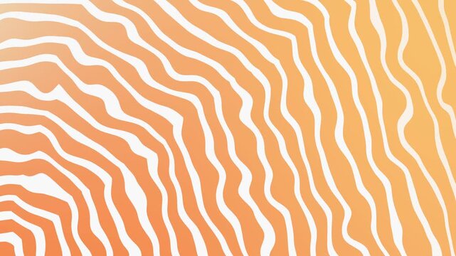 Orange grey wave pattern featuring abstract curved stripes on a salmon background. Suitable for web backgrounds, packaging design, and textile prints.