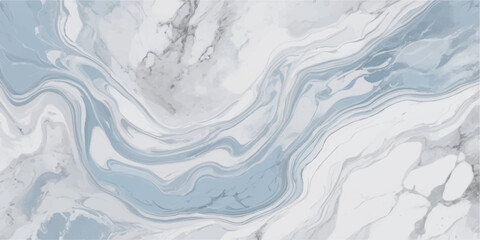 Abstract Blue Frozen Water Surface Texture with Snow Frost Patterns and Cloud Reflections for Winter Nature Background © Khuld