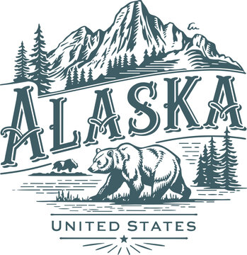 Alaska PNG svg, alaska cruise png Mountains and Trees sweatshirt svg Alaskan