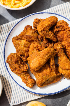 Homemaade Deep Fried Chicken Dinner