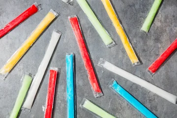 Sweet Cold Refreshing Freezer Ice Popsicles © Brent Hofacker