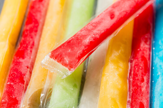 Sweet Cold Refreshing Freezer Ice Popsicles