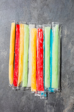Sweet Cold Refreshing Freezer Ice Popsicles