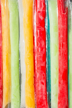 Sweet Cold Refreshing Freezer Ice Popsicles