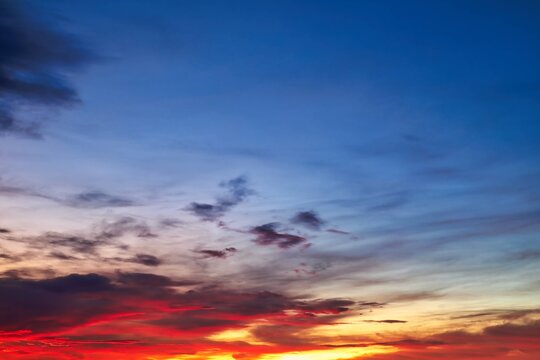 New Zealand Sunrise Sky Replacement of Dawn