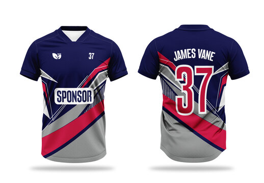 Professional Sports Jersey Design Template