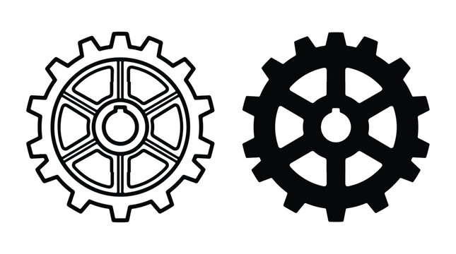 Factory Gears Erp System Implementation Showing Interconnectedness and Productivity