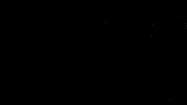 4k Glittering star line sparkle, Christmas stars isolated on black background. magical star trail, magic doodle dust, shimmering pixie dust path, 2D twinkle magic dust animation. 4k animation
