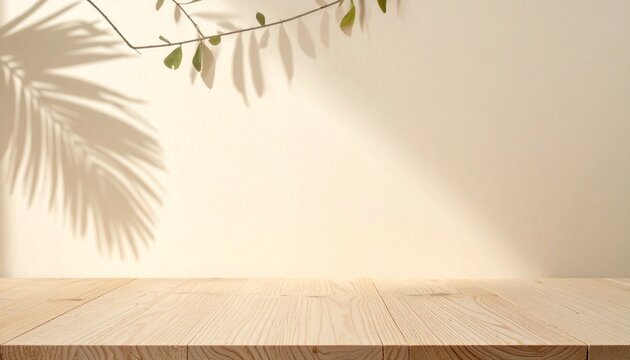 Minimalist Wooden Surface Light Graphic