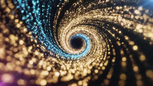 Abstract particle animation background